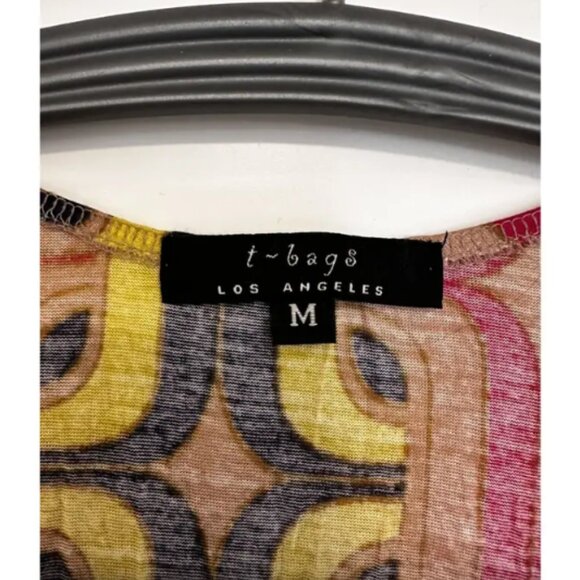 Y2K original IT girl dress - T-Bags Los Angeles Deep V short sleeve mini dress - Picture 3 of 8